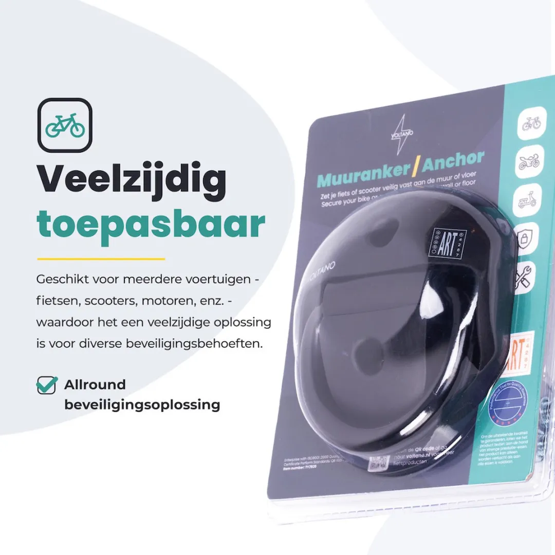 Voltano Muuranker ART4 TY7920 - Zwart