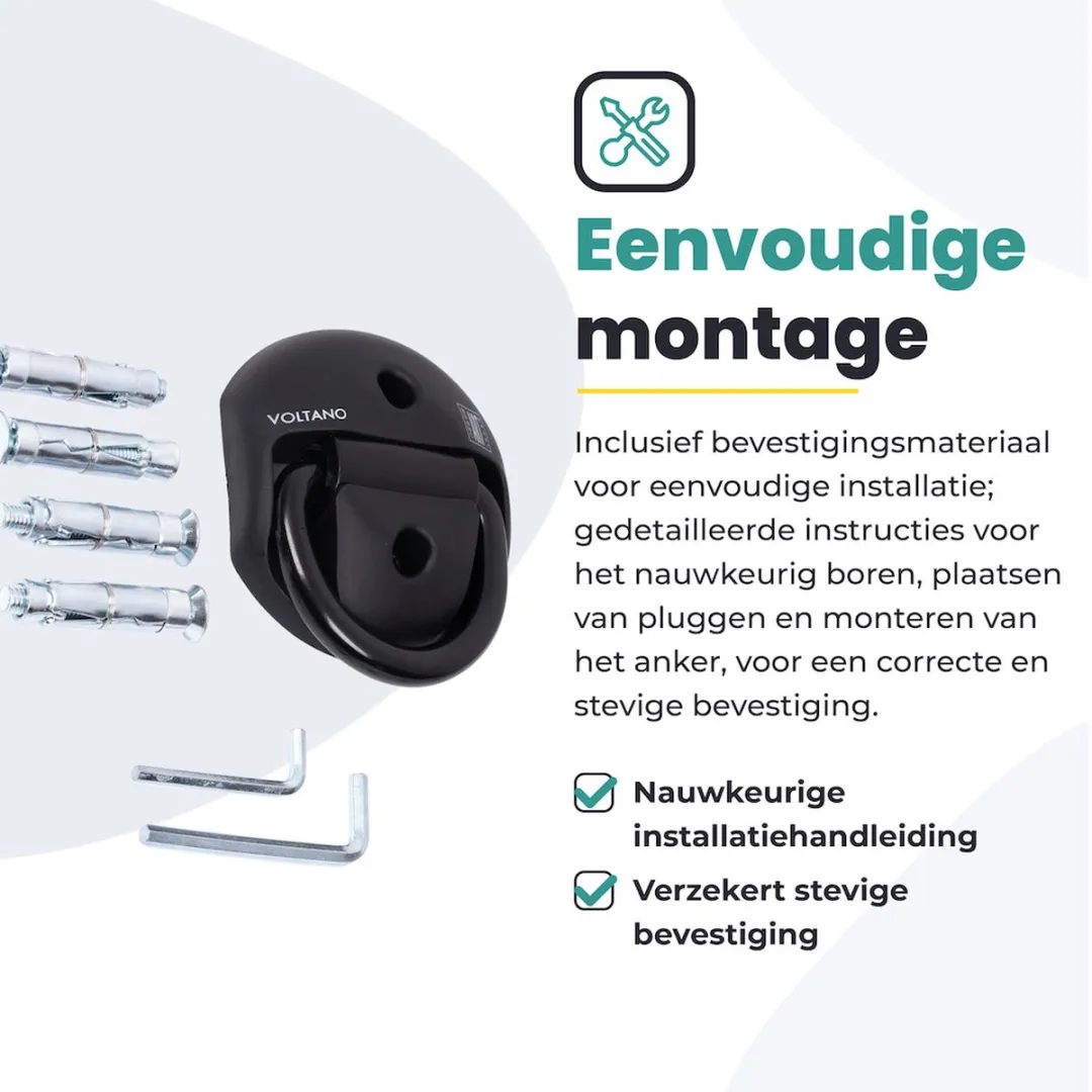 Voltano Muuranker ART4 TY7920 - Zwart