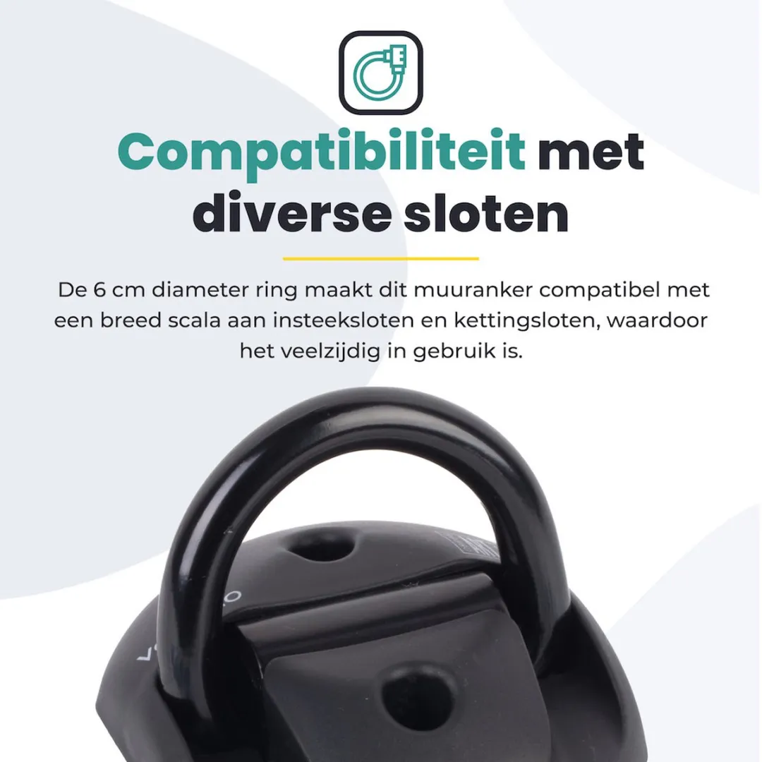 Voltano Muuranker ART4 TY7920 - Zwart