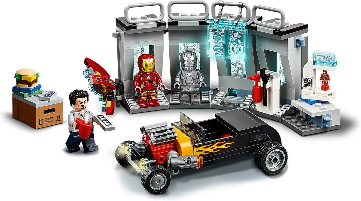LEGO Marvel Avengers Iron Man Wapenkamer 76167 - 4 Minifiguren - afbeelding 6 van 6