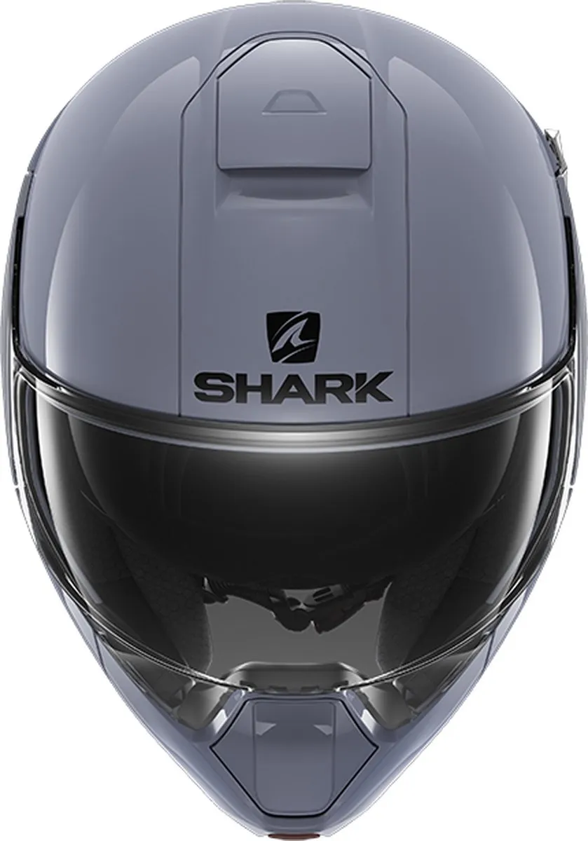 Shark EVOJET BLANK Motorhelm - Maat XS - Zilver