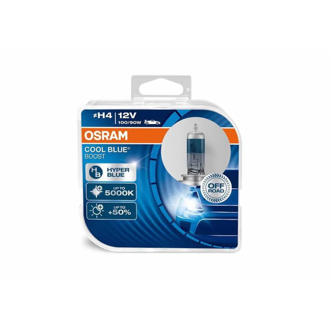 Osram Halogeenlamp H4 12V 100/90W - Cool Blue Boost - 2 Stuks