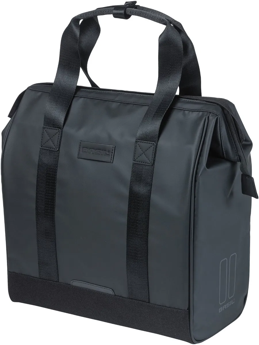 Basil Grand Tarpaulin Fietstas 23L - Zwart