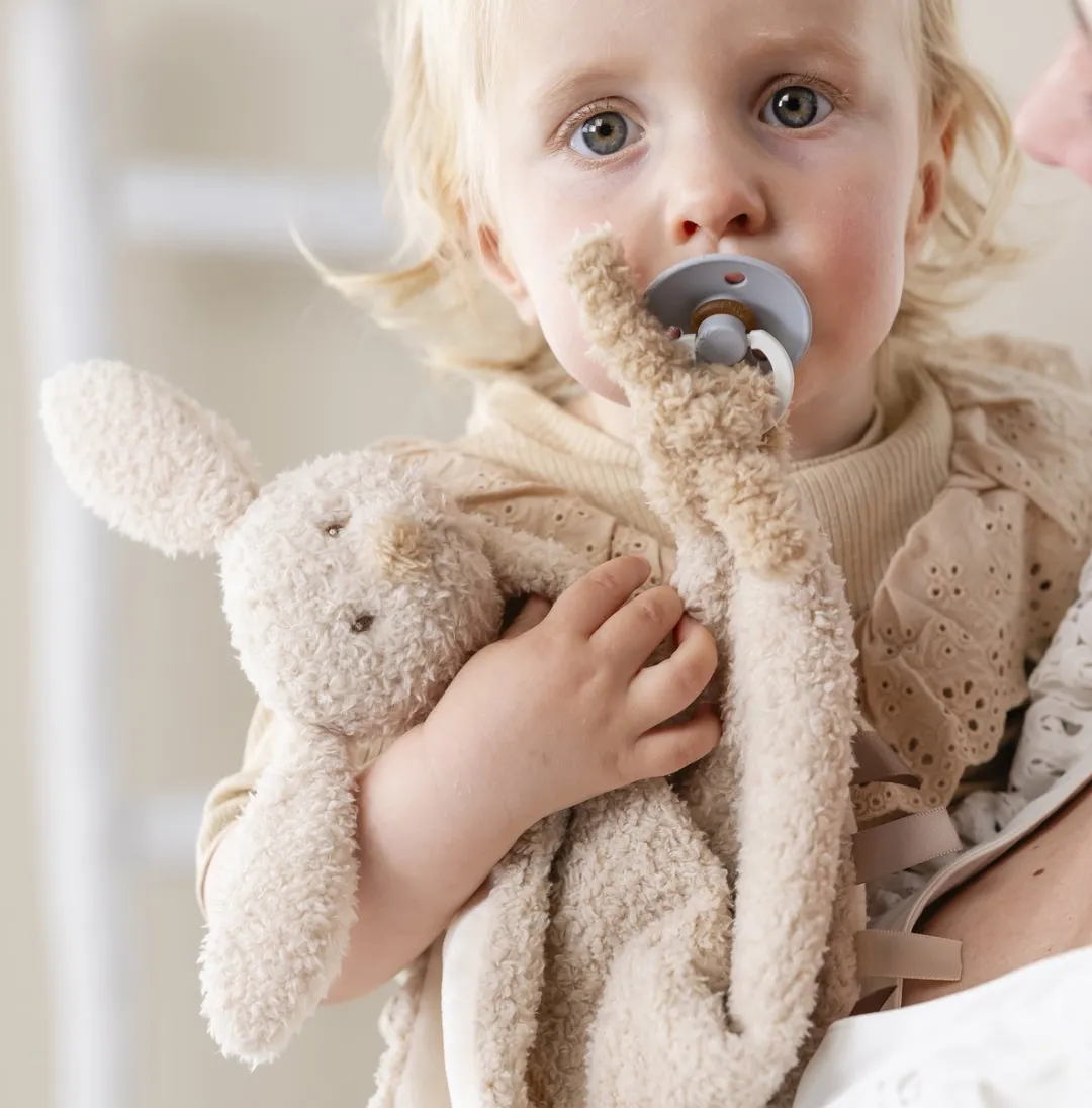 Nattou Teddy Maxi Knuffeldoekje Konijn 35cm - Beige