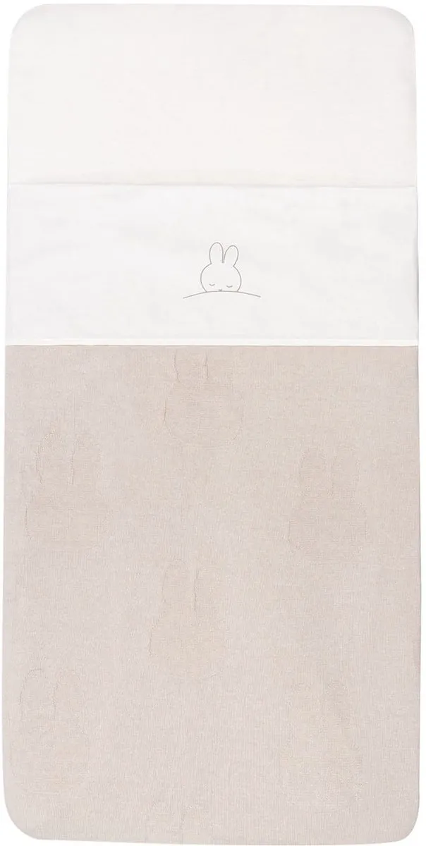 Jollein x Nijntje Laken Wieg 75x100cm Sleepy Miffy Funghi