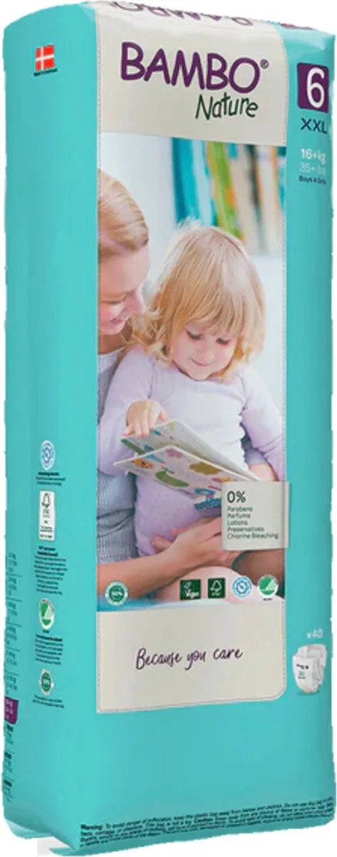 BAMBO Nature Luiers Maat 6 16-30kg - 80 Stuks