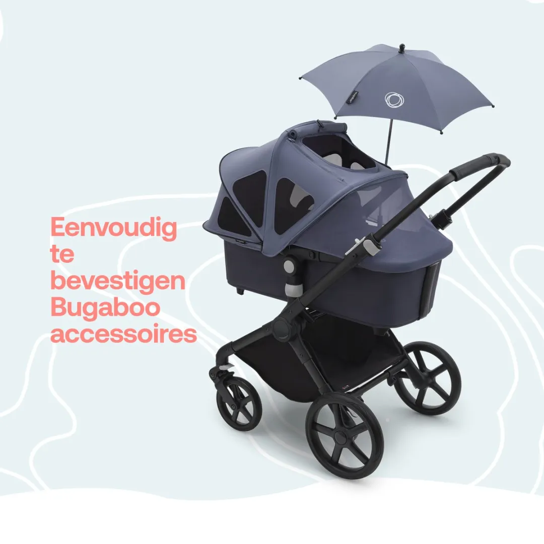 Bugaboo Fox Cub Kinderwagen - All-terrain Wieg & Stoel - Midnight Black
