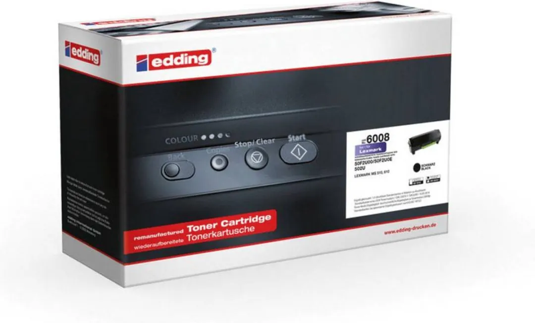 edding Toner Zwart 18-6006 - 5000 Pagina's