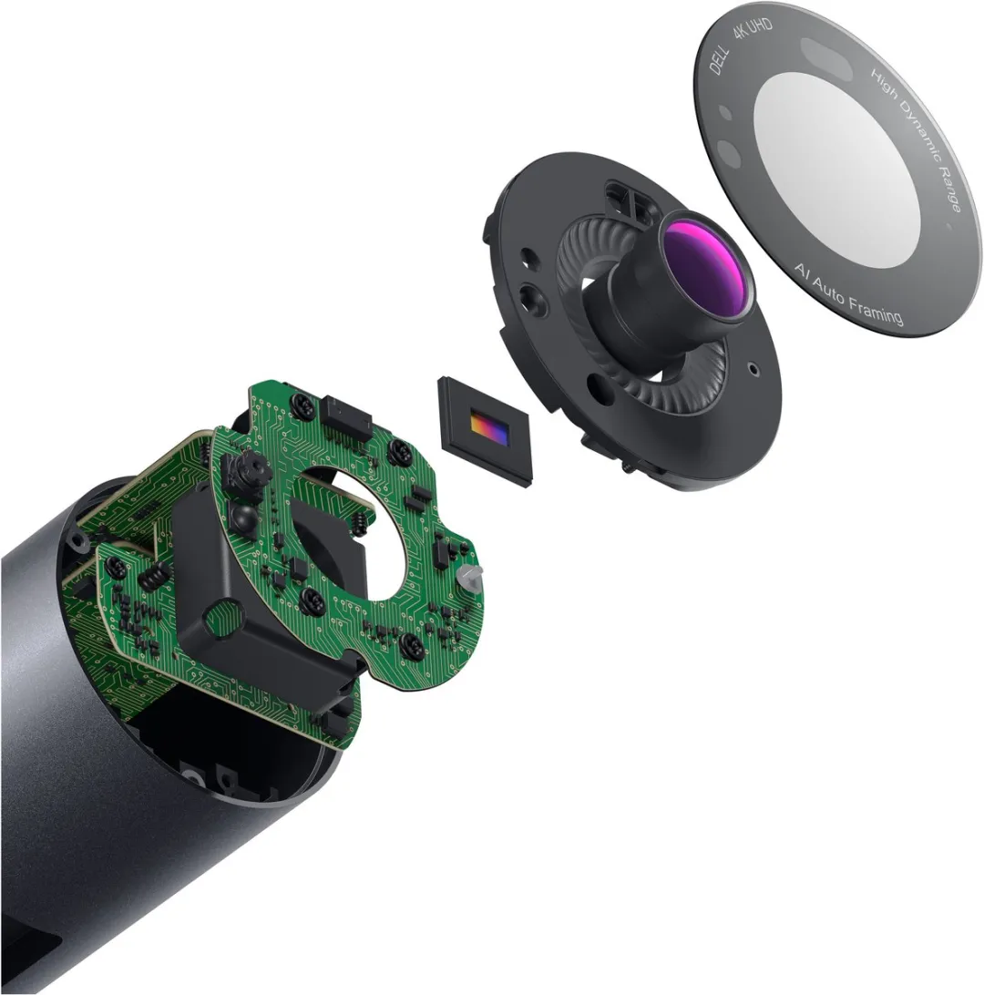 Dell WB7022-DEMEA Webcam - Zwart