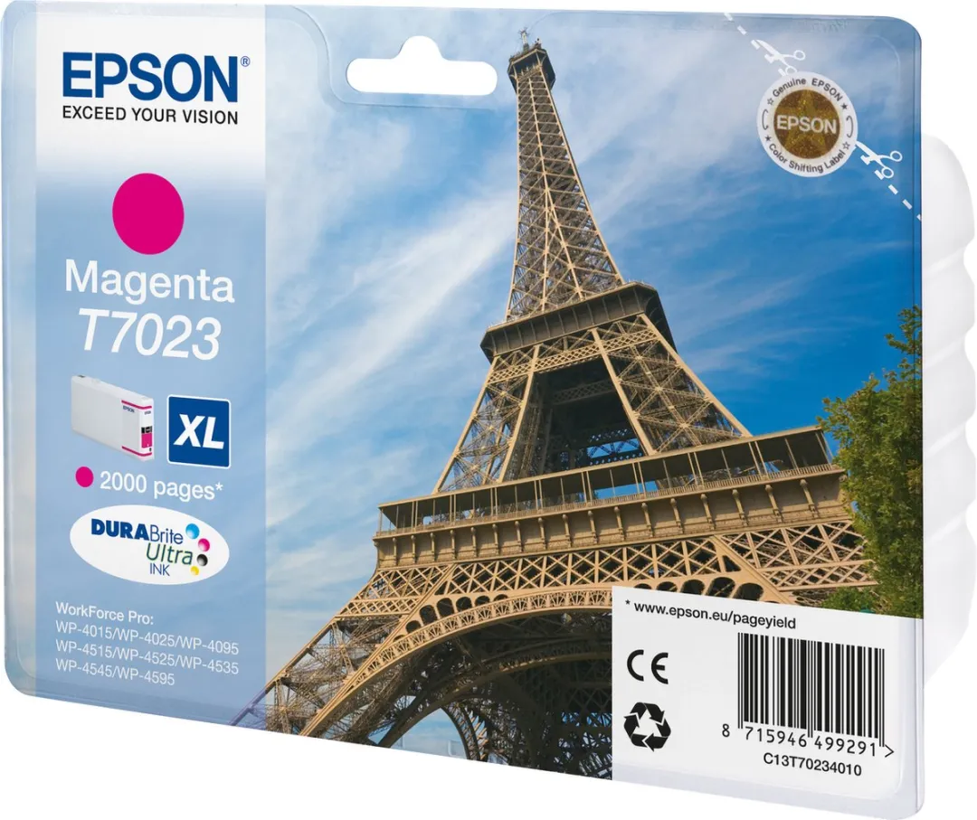Epson T7023XL Magenta Inktcartridge - 2000 pagina's