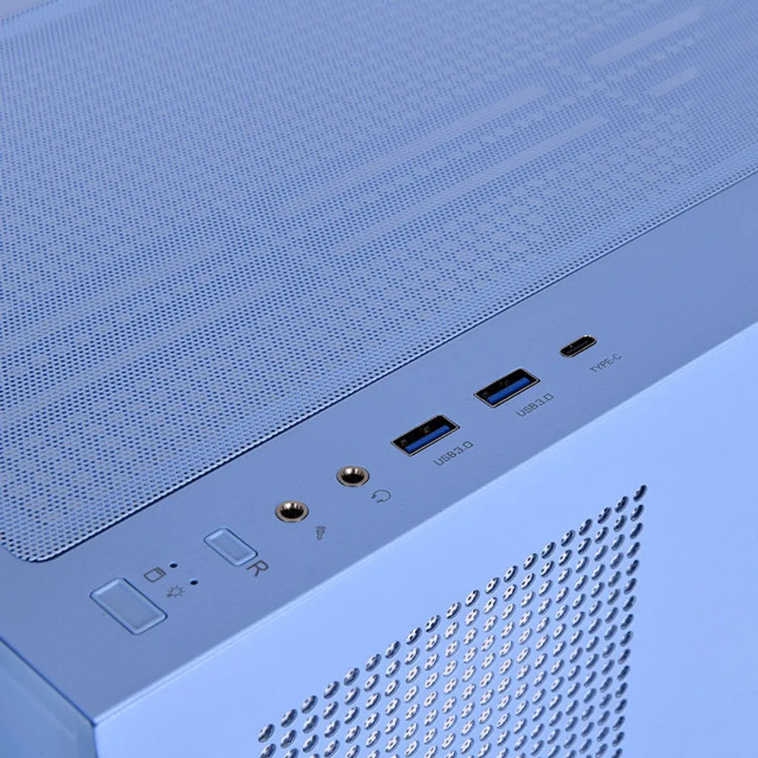 Thermaltake View 270 Plus TG ARGB Midi Tower - Hydrangea Blue