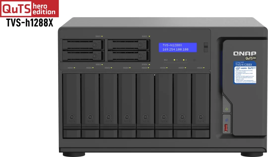 QNAP TVS-H1288X-W1250 NAS