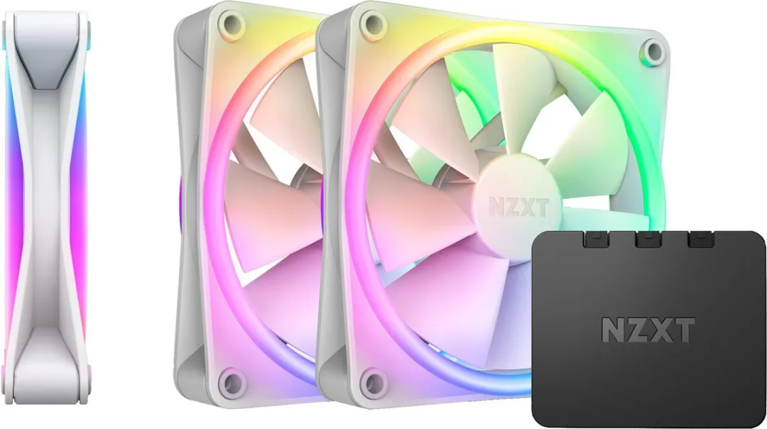 NZXT F120 RGB Duo RF-D12TF-W1 - 3x 120mm Wit