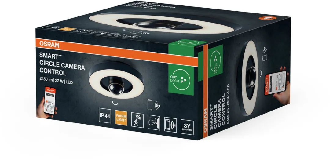 Osram SMART+ AC412080155 Wand-/Plafondlamp + Camera
