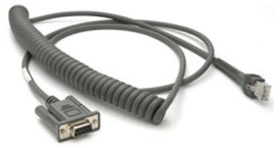 Zebra CBA-R37-C09ZBR RS-232 Kabel - Zwart