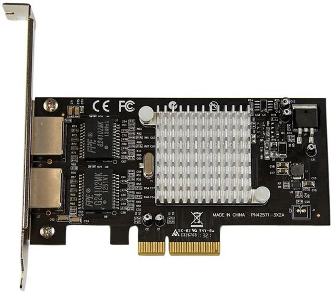 Startech ST2000SPEXI 2-Poorts PCIe Gigabit Netwerkkaart - afbeelding 2 van 6