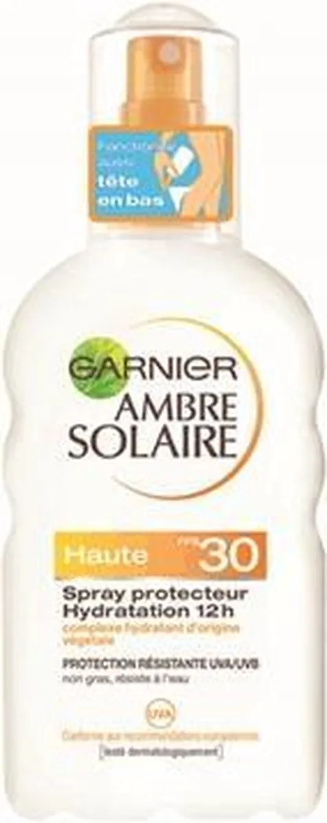 Garnier Ambre Solaire Hydratatie Zonnebrandspray SPF 30 200ml - afbeelding 4 van 5