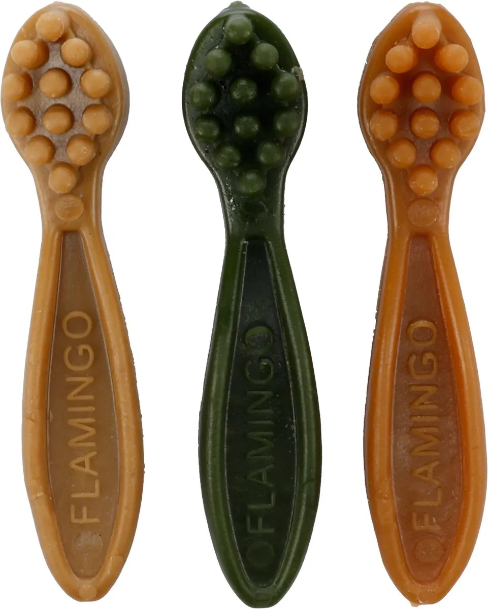 Flamingo Veggie Tandenborstel Mix - 8 Stuks