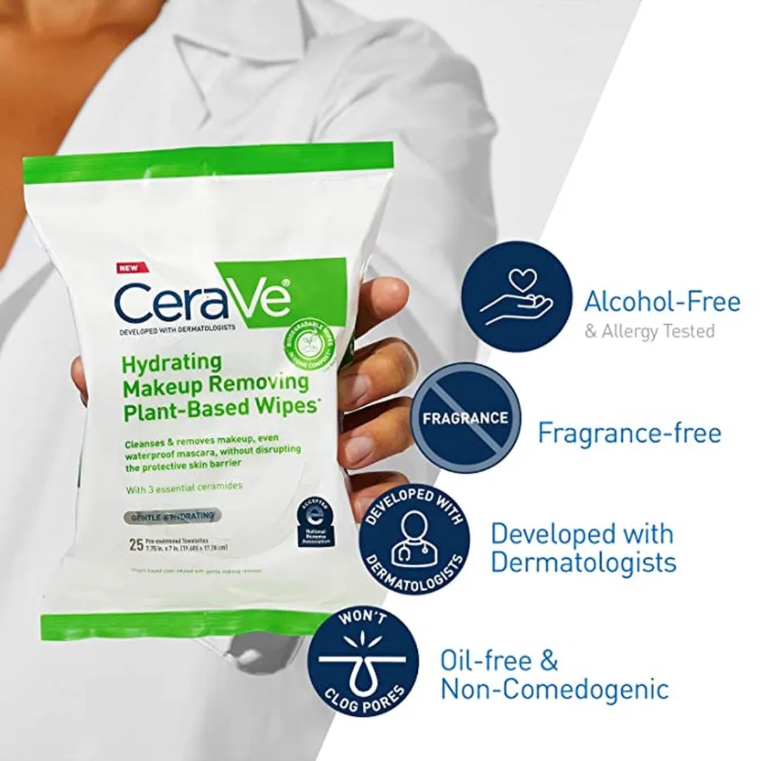 CeraVe Hydraterende Make-up Wipes 2ml