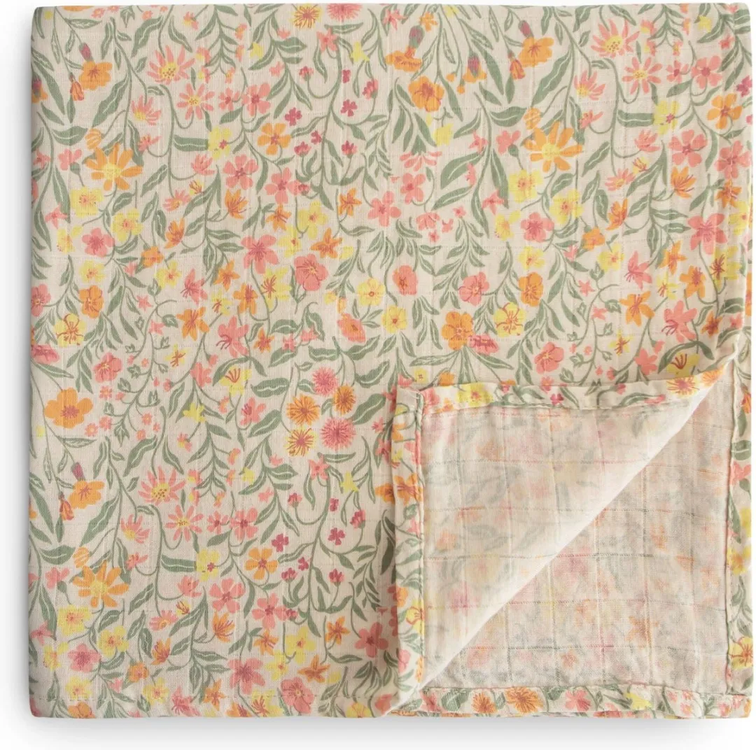 Mushie Hydrofiele Doek XL Pastel Blooms