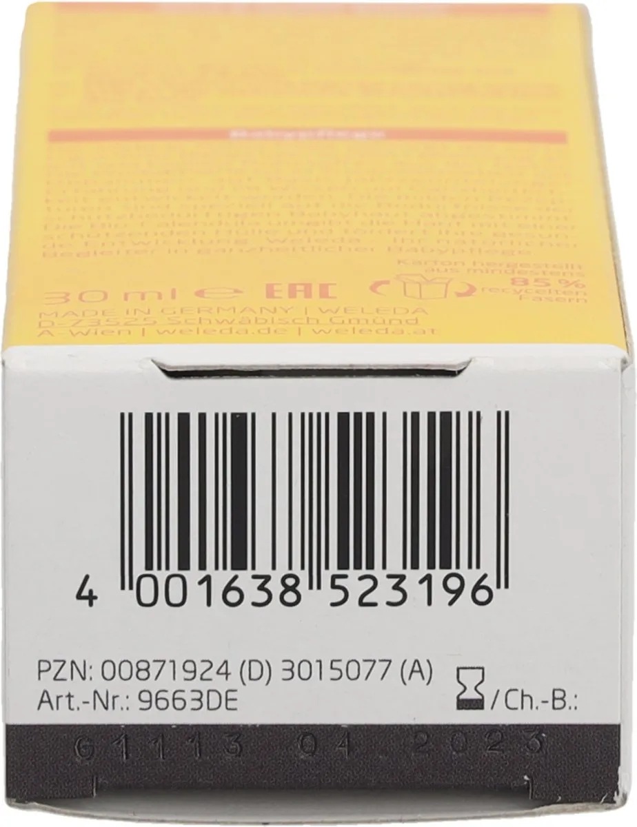 Weleda Baby Weer en Windbalsem Calendula 30ml