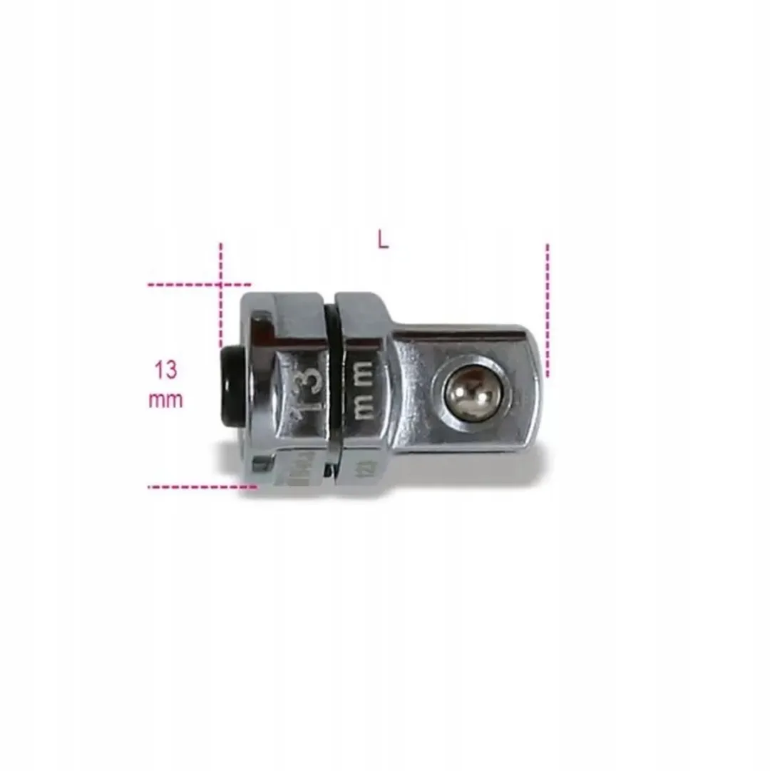 Beta 1/4" Adapter 10mm - 1 Stuk
