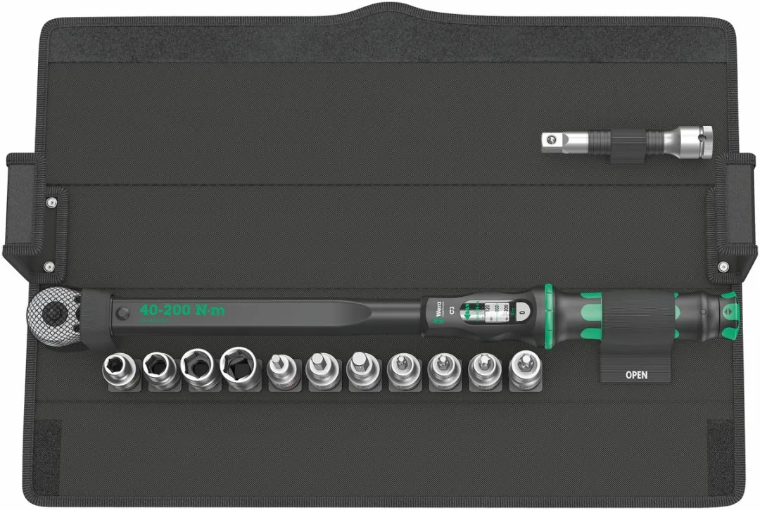 Wera Click-Torque C 3 Draaimomentsleutelset 13-delig - Wit
