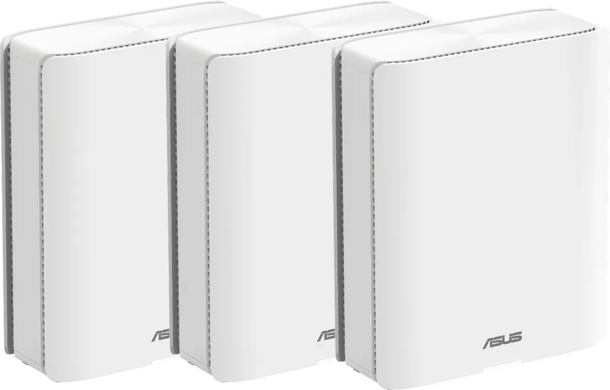 ASUS ZenWiFi BQ16 WiFi 7 Mesh Systeem - 3 Stuks - Bianco