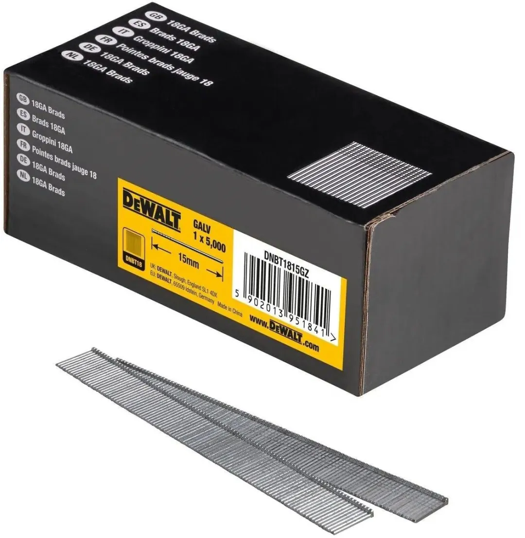 DeWalt DNBT1815GZ 18 Gauge Spijkers - 5000 Stuks