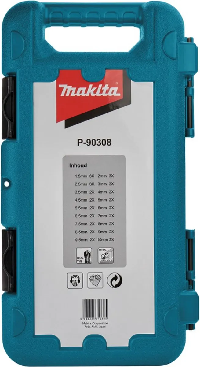 Makita HSS Borenset P-90308 - 40-delig Metaal