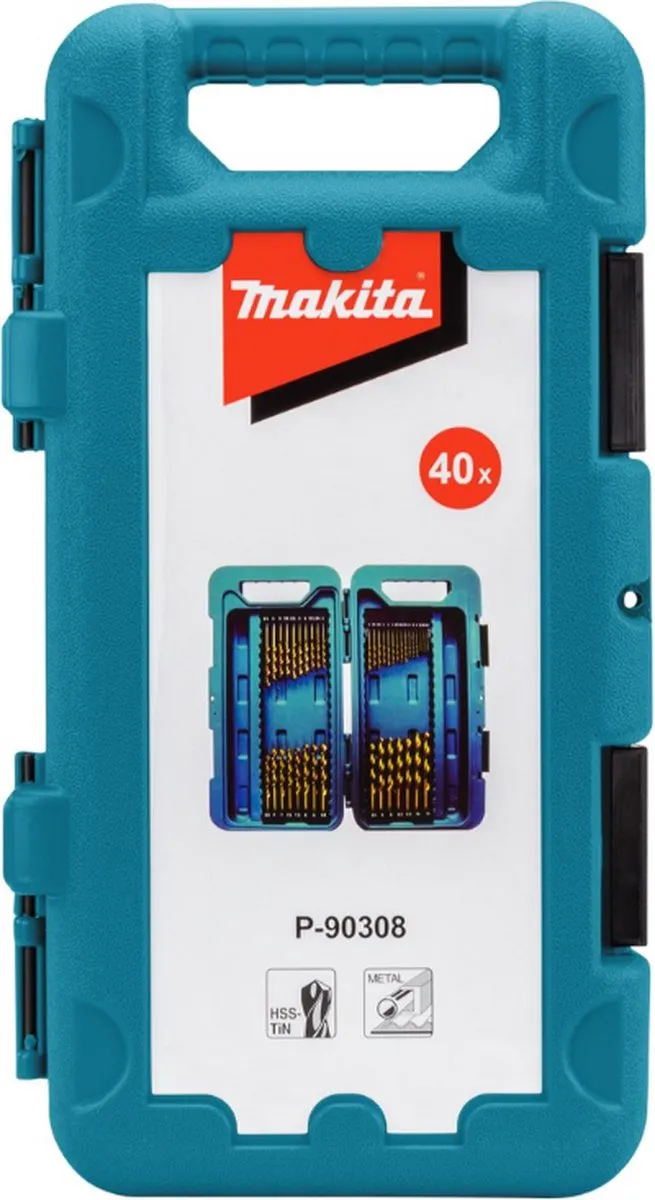 Makita HSS Borenset P-90308 - 40-delig Metaal