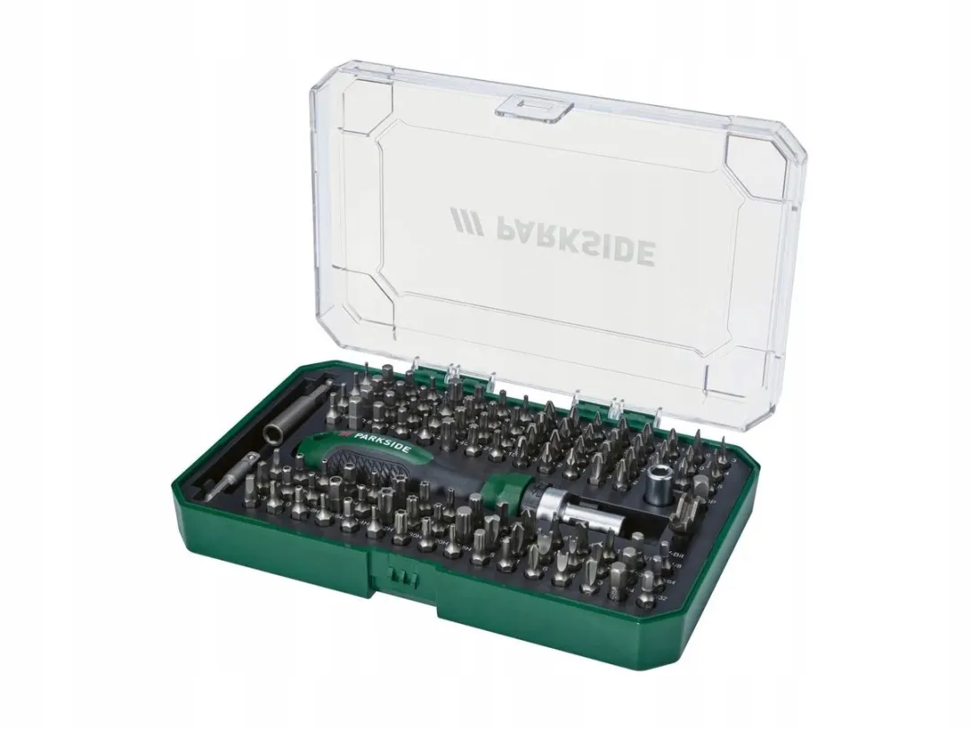 PARKSIDE Bitset met Ratel, 115 Delen