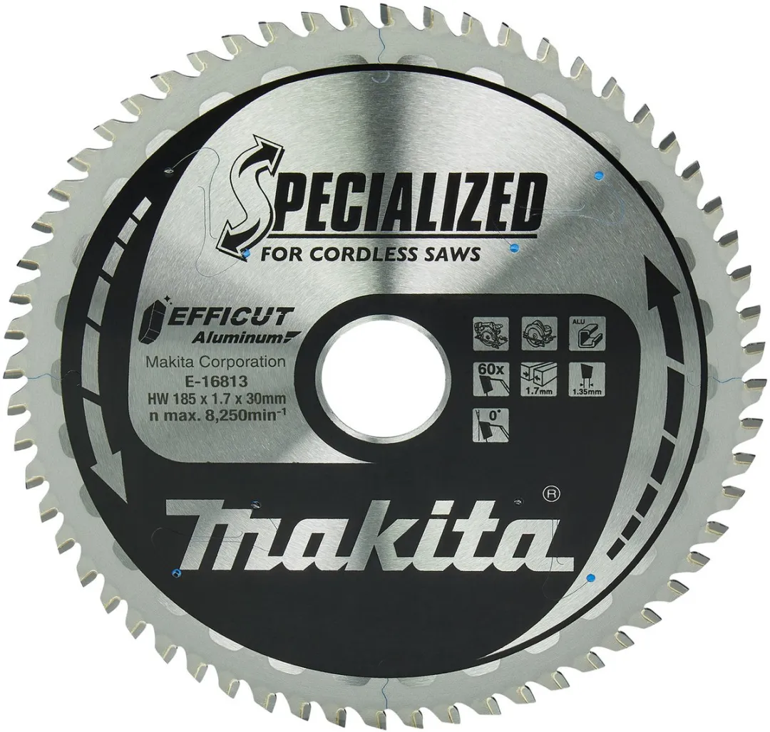 Makita Cirkelzaagblad E-16813 Aluminium 185mm