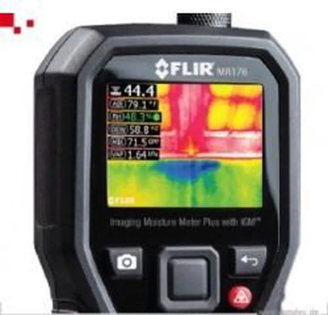 FLIR MR176 – Materiaalvochtmeter met geïntegreerde warmtebeeldcamera – Meetbereik bouwvochtigheid 0 tot 100 %Vol.