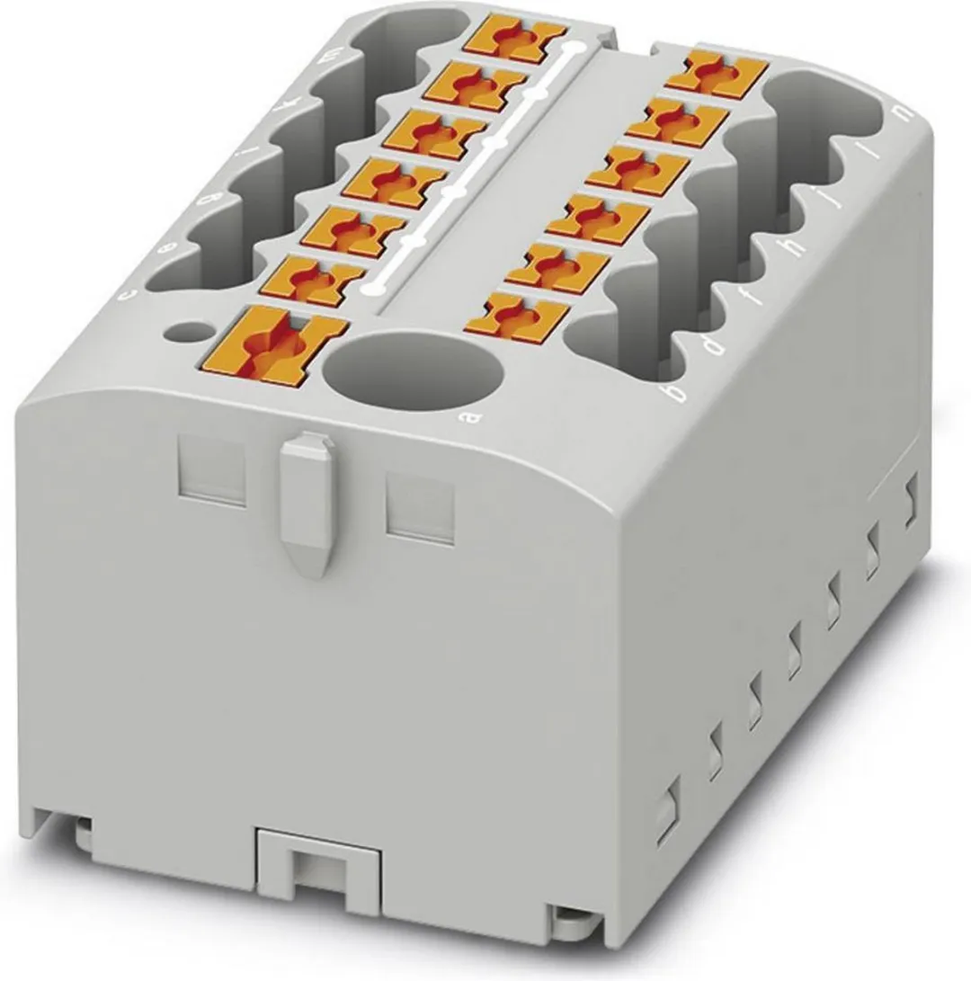 Phoenix Contact PTFIX 6/12X2,5 GY Verdeelblok 8 Stuks - Grijs