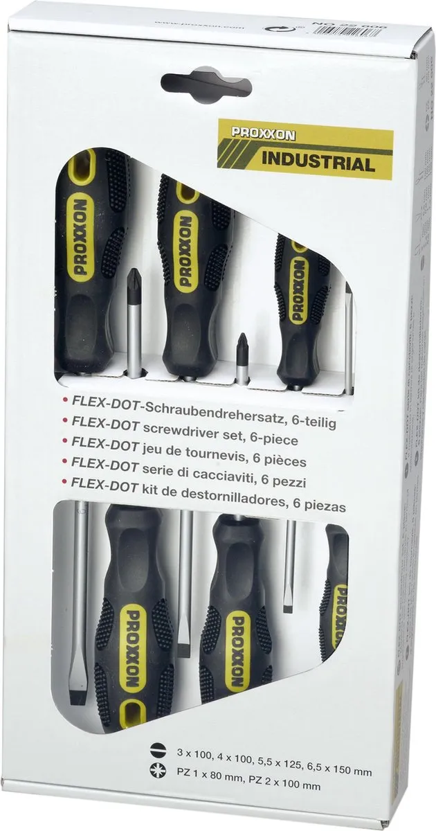 Proxxon Flex-dot Schroevendraaierset 6-delig
