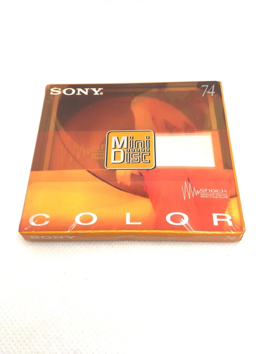 Sony 74 Min Minidisc Color Collection Shock