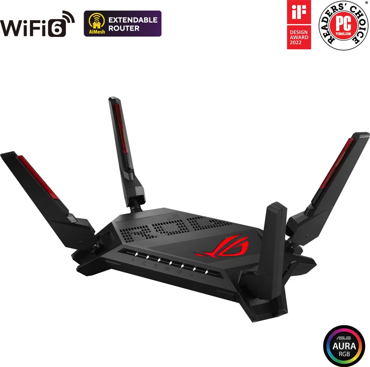 ASUS ROG Rapture GT-AX6000 Gaming Router - WiFi 6