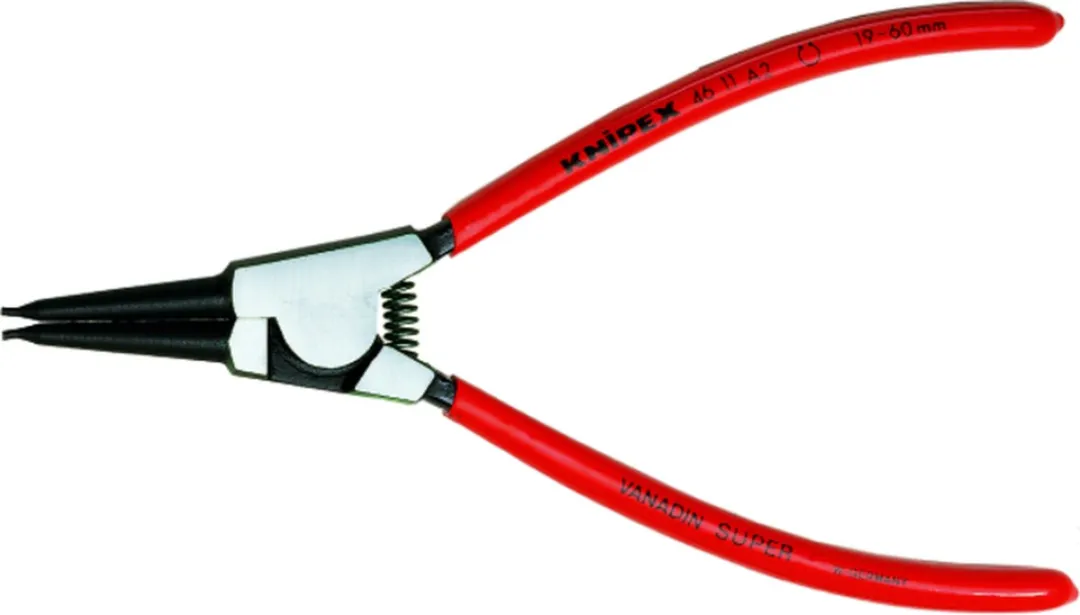 Knipex 46 13 A2 Borgveertang - 19-60mm - Rood/Zilver
