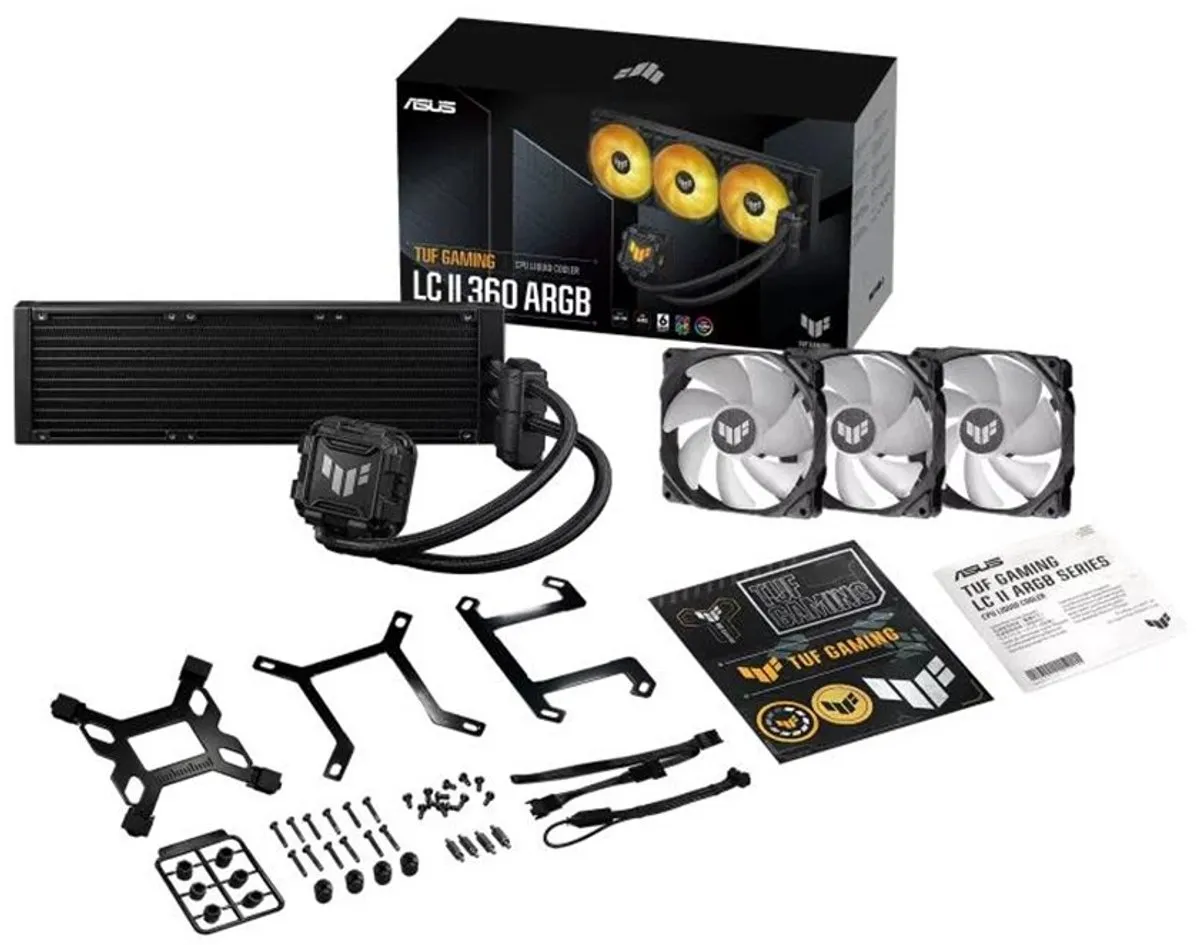 ASUS TUF Gaming LC II 360 ARGB - 3x 12cm - Zwart