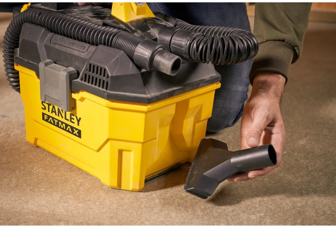 Stanley 18V Accu Stofzuiger SFMCV002B-XJ - Zwart/Geel