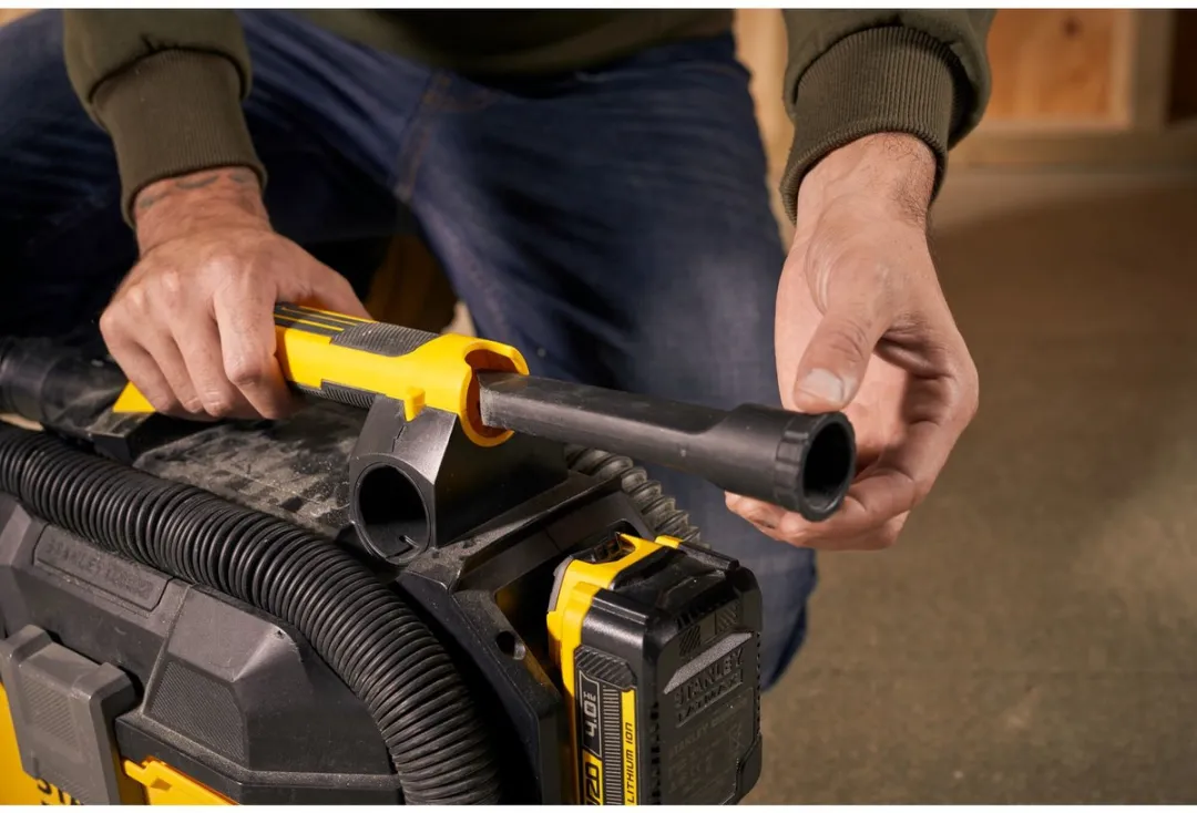 Stanley 18V Accu Stofzuiger SFMCV002B-XJ - Zwart/Geel - afbeelding 6 van 6