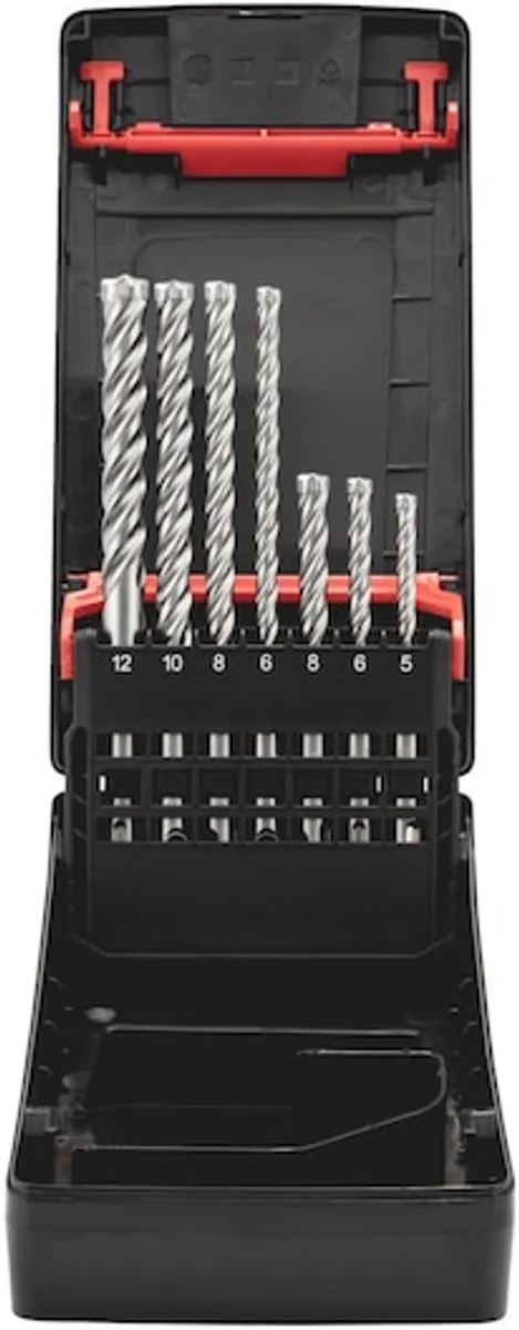 Würth Plus Quadro-L Hamerboren Cassette 7-delig - 7 Stuks