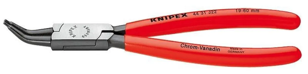 Knipex 44 31 J42 Borgveertang 45° - Zwart/Rood