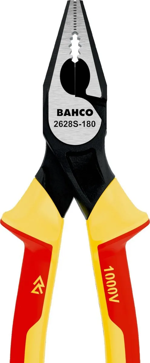 Bahco Combinatietang VDE 160mm - Geel/Rood/Zilver - afbeelding 3 van 4