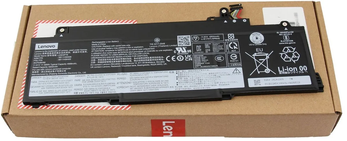 Lenovo 5B11M90096 Laptopbatterij 58Wh