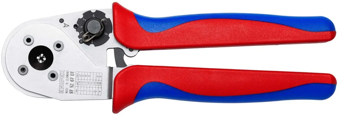Knipex 97 52 67 DT Krimptang Stiftcontacten, Buscontacten 0.35 tot 3 mm²