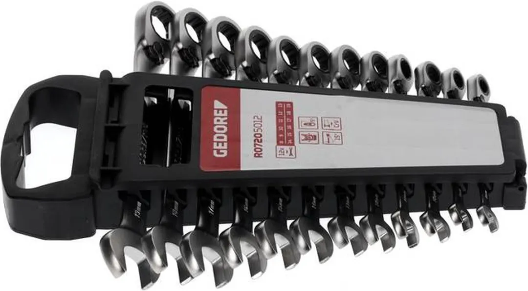 Gedore RED R07205012 Ring-/steekratelsleutelset 8-19mm