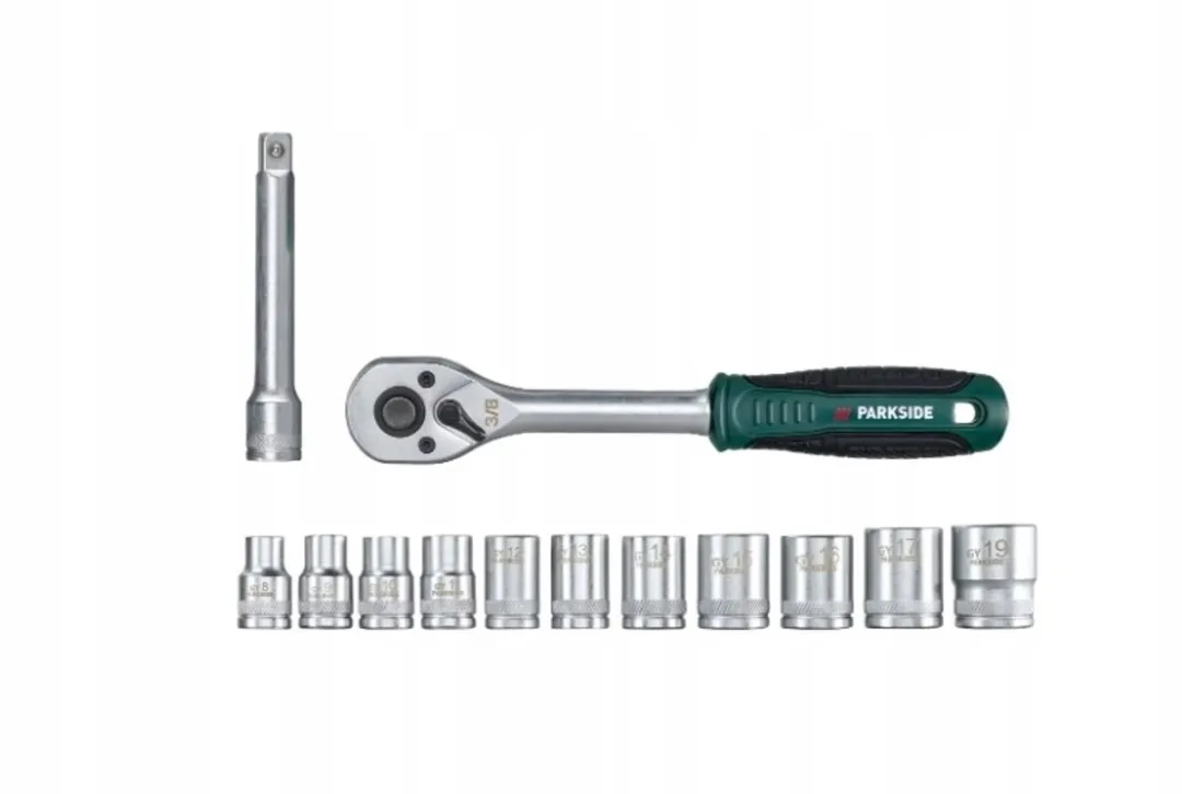 Parkside Dopsleutelset 3/8" 13-delig CR-V