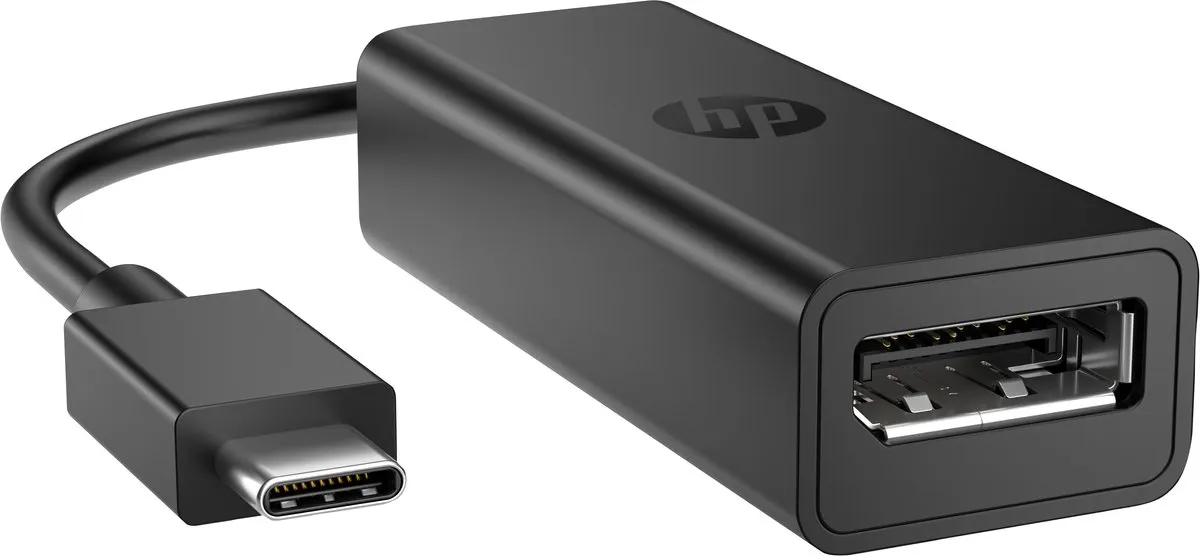 HP USB-C naar DisplayPort Adapter G2 TAA - Zwart